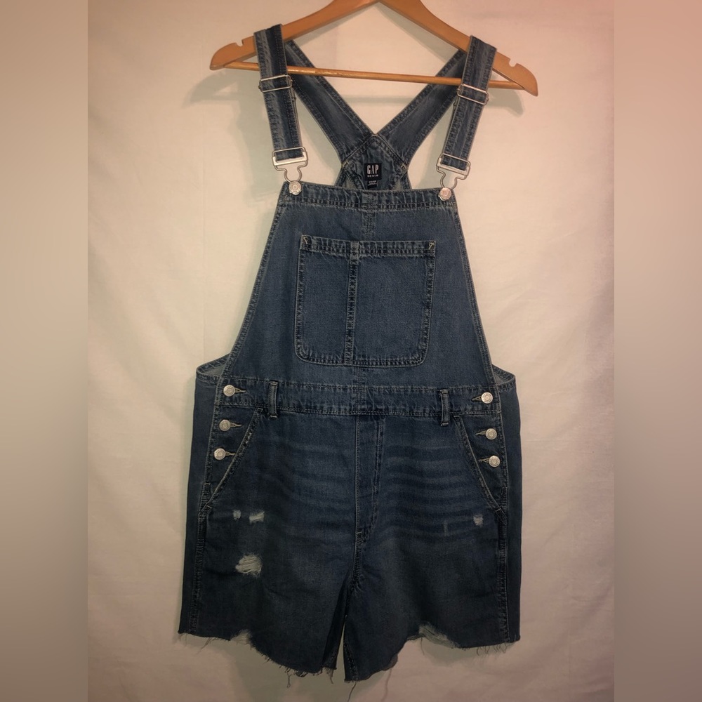 Gap Denim Shortalls Size L